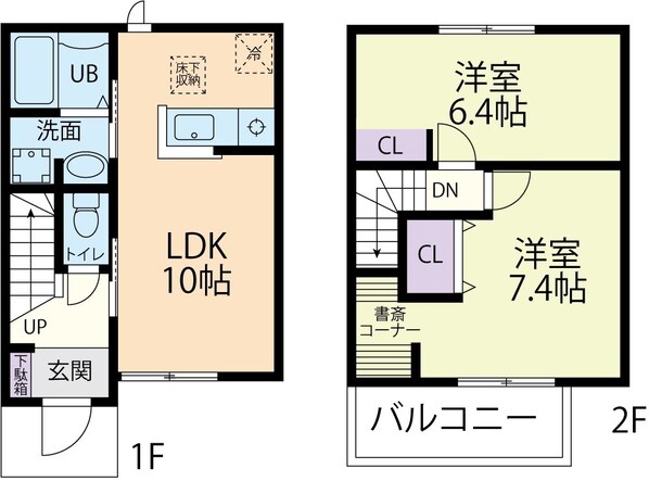 クラシードの物件間取画像